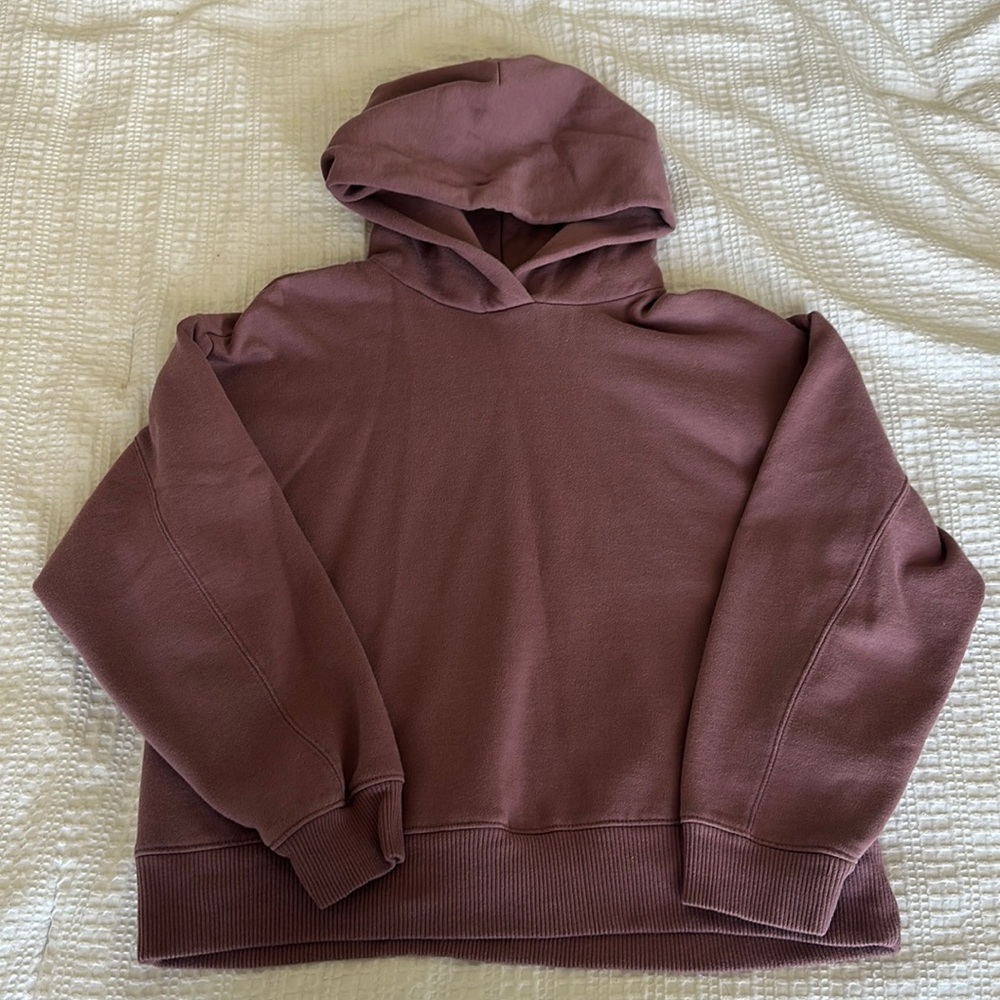 purple hoodie